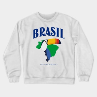 Brazil Brasil Brazilian Crewneck Sweatshirt